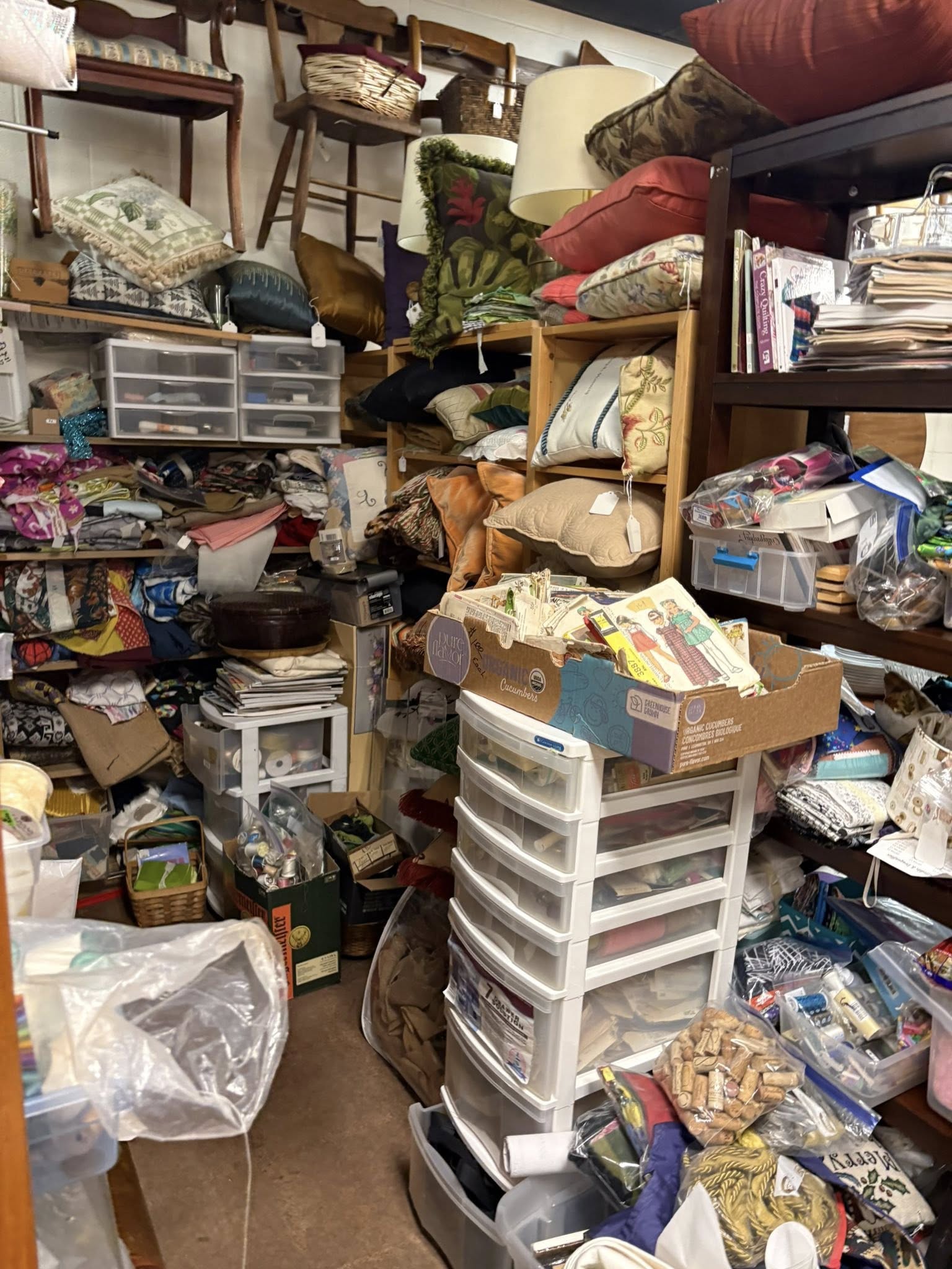 Estate buyout inventory gathered for sorting